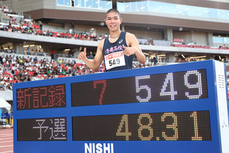 後藤大樹、４００障害で高校新＝陸上日本選手権