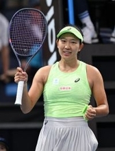 勝利した内島　全豪テニス