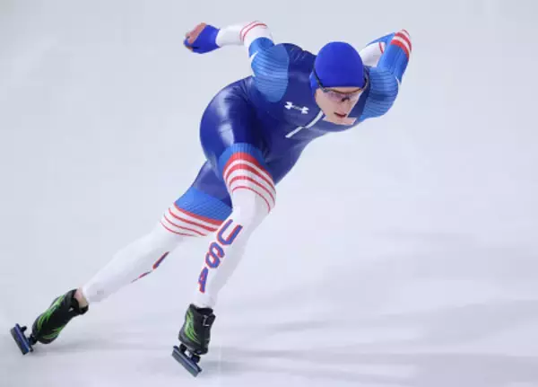 滑走するストルツ　五輪