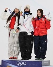 表彰式の小野　五輪