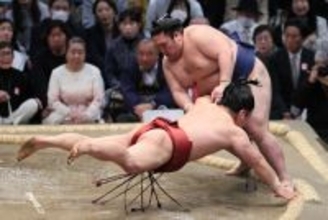 豪ノ山のはたき込み