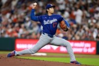 力投する大谷　大リーグ