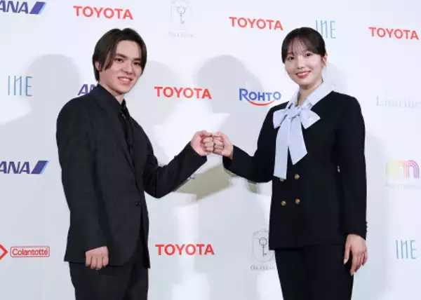 笑顔の宇野さんと本田さん