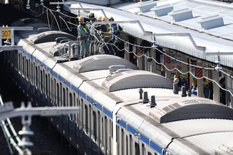 常磐線快速で７時間見合わせ＝上野駅で架線断線、２３万人に影響―ＪＲ東