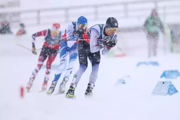 力走する渡部暁　五輪