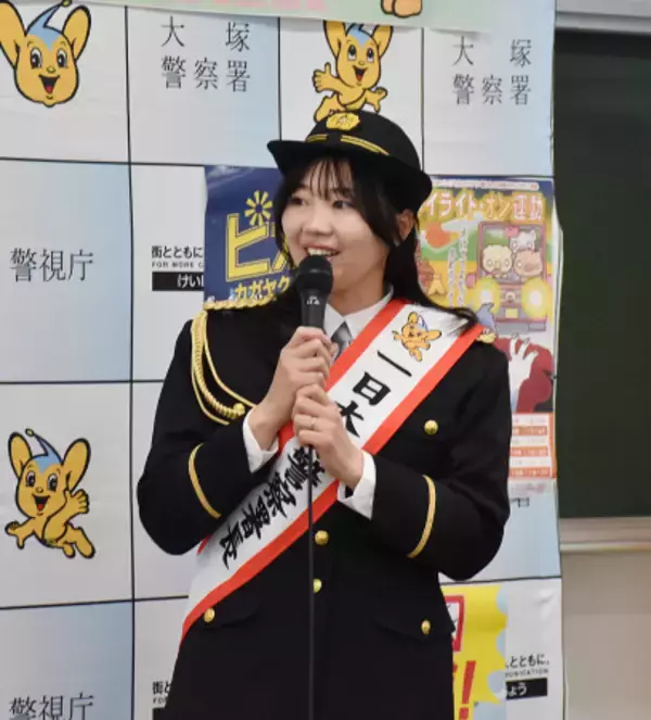 プロゴルファー葭葉ルミが一日署長