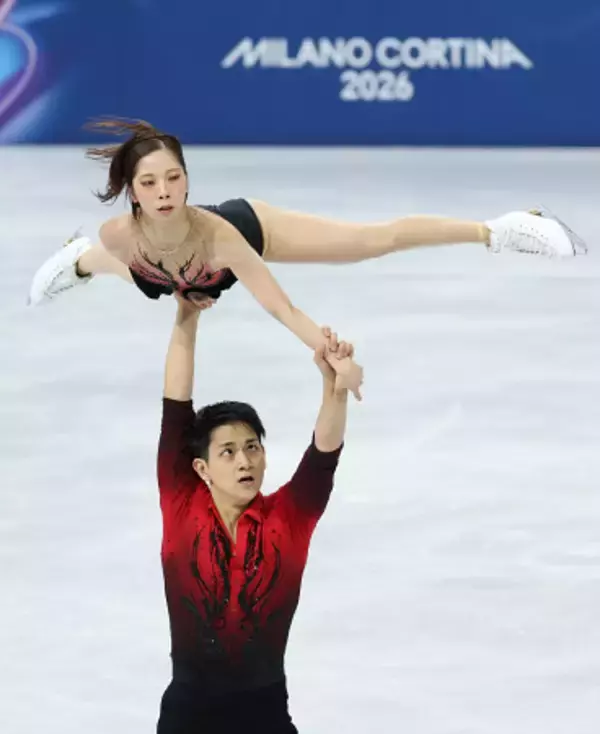 三浦、木原組の演技　五輪