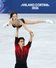 三浦、木原組の演技　五輪