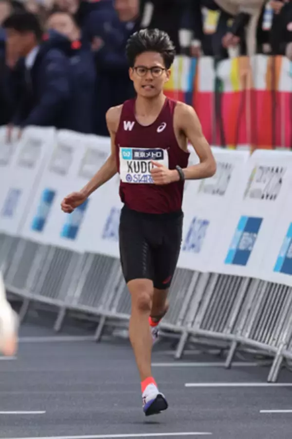 工藤と近藤、笑顔と落胆＝東京マラソン