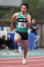 男子１００、山本匠真が日本勢トップ