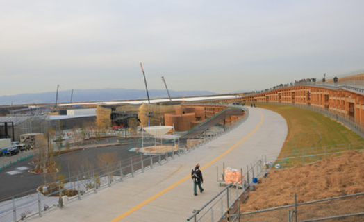 万博 建設中の会場公開