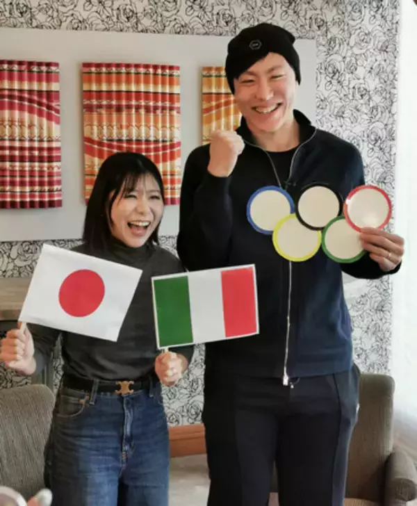 新濱「約束果たせた」＝妻に朗報届ける―スピードスケート