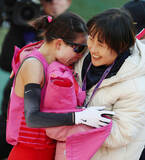 「涙する松田　大阪国際女子マラソン」の画像1