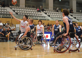 日本、２勝１敗＝車いすバスケット男子