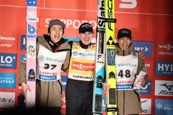 中村、自己最高２位＝二階堂３位、小林陵５位―Ｗ杯ジャンプ男子