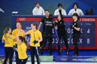 日本、黒星発進＝スウェーデンに４―８・カーリング女子〔ミラノ・コルティナ五輪〕