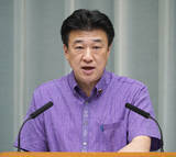 「木原官房長官、はしかで注意喚起」の画像1