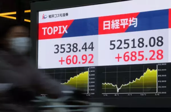 東京株、史上最高値を更新＝米株上昇を好感