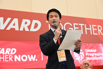 小川代表、スペインで国際会議出席