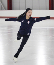 中井亜美「最高に輝く姿を」＝フィギュアスケート、ミラノ・コルティナ五輪代表