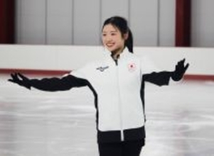 中井亜美「最高に輝く姿を」＝フィギュアスケート、ミラノ・コルティナ五輪代表