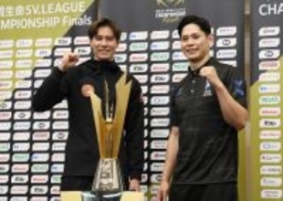ＣＳ決勝に臨む高橋藍と西田