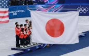 銀メダルの日本チーム　五輪