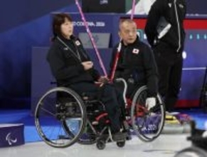 ベテランペア、きっちり修正＝初代王者へ、まず１勝―車いすカーリングの小川、中島組〔パラリンピック〕