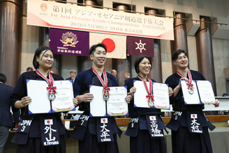 優勝した大平ら