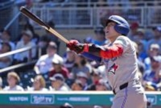 岡本の２ラン　大リーグ
