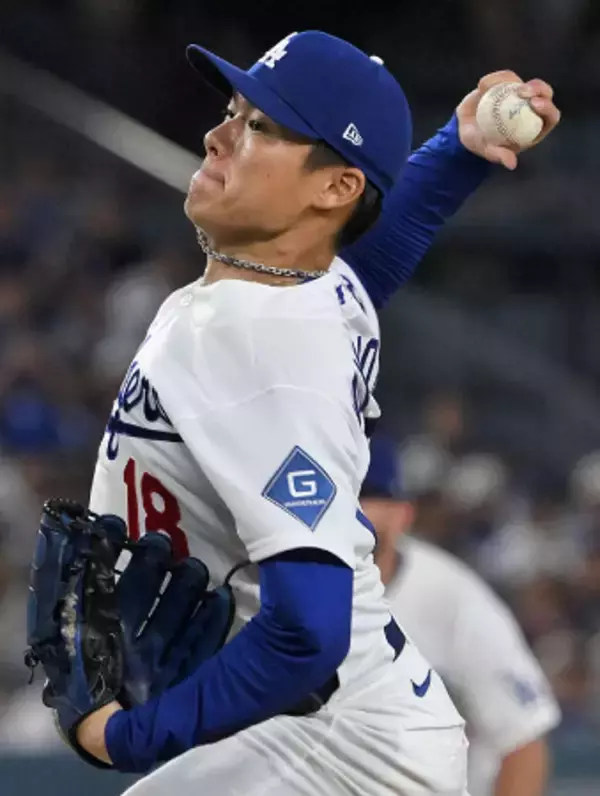 ドジャース先発の山本　大リーグ