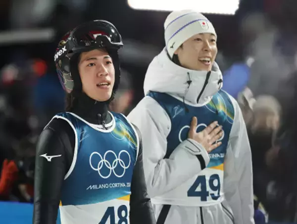 得点を見詰める二階堂　五輪