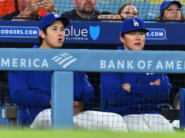 大谷翔平、今季初の休養＝ＭＬＢ・ドジャース