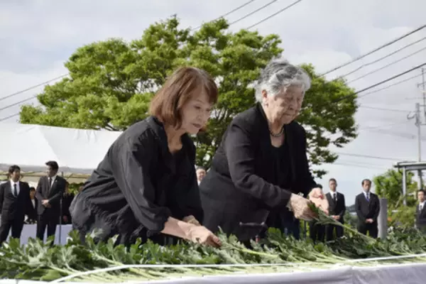大火砕流犠牲者の冥福祈る＝雲仙・普賢岳災害から３５年―長崎・島原