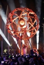 コルティナダンペッツォの聖火　五輪