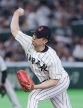 種市、圧巻の３者三振＝ＷＢＣ