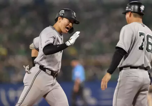 巨人の笹原、値千金の２号＝プロ野球