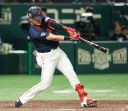 佐々木の適時打　野球