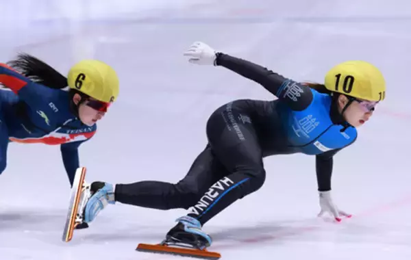 長森遥南、最後のチャンス生かす＝全日本ショートトラック