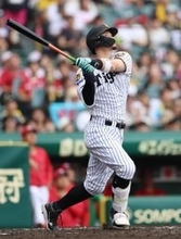 佐藤のソロ本塁打　プロ野球