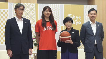 宮沢夕貴、小池知事を訪問