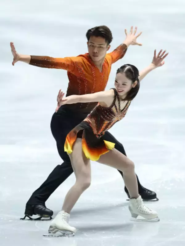 長岡、森口組のＳＰ　全日本フィギュア