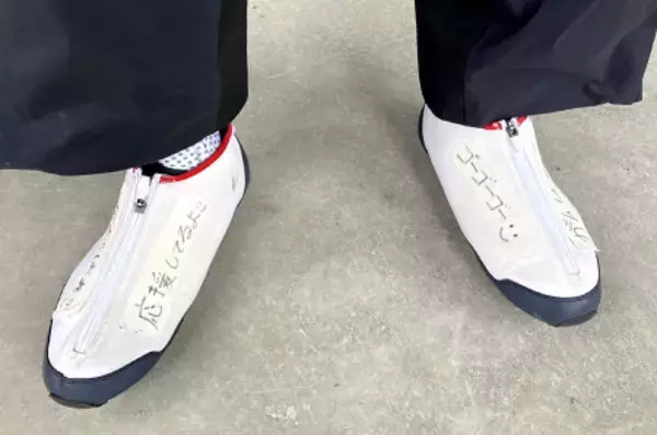 高橋のシューズカバー　五輪