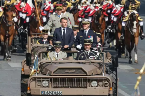 仏パリ祭、過去最大規模の軍事パレード 欧州の結束とウクライナ支援を誇示
