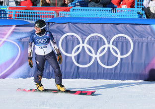 予選２回目を終えた竹内　五輪