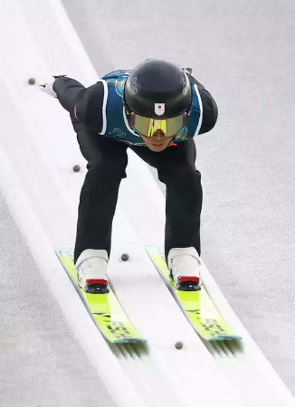 練習に臨む渡部暁　五輪