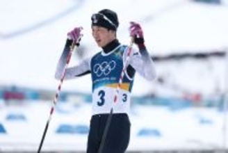 ゴールした山本涼　五輪