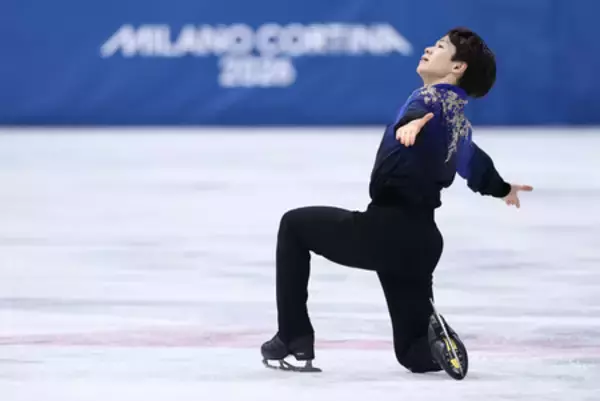 鍵山優真が２大会連続の銀、佐藤駿は銅＝フィギュアスケート〔ミラノ・コルティナ五輪〕