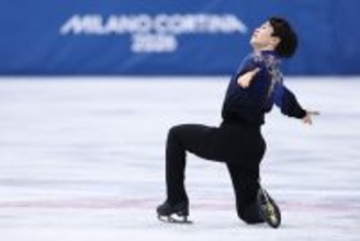 鍵山優真が２大会連続の銀、佐藤駿は銅＝フィギュアスケート〔ミラノ・コルティナ五輪〕