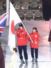 坂本花織、満面の笑みで＝やり切ったラスト五輪―フィギュアスケート〔ミラノ・コルティナ五輪〕